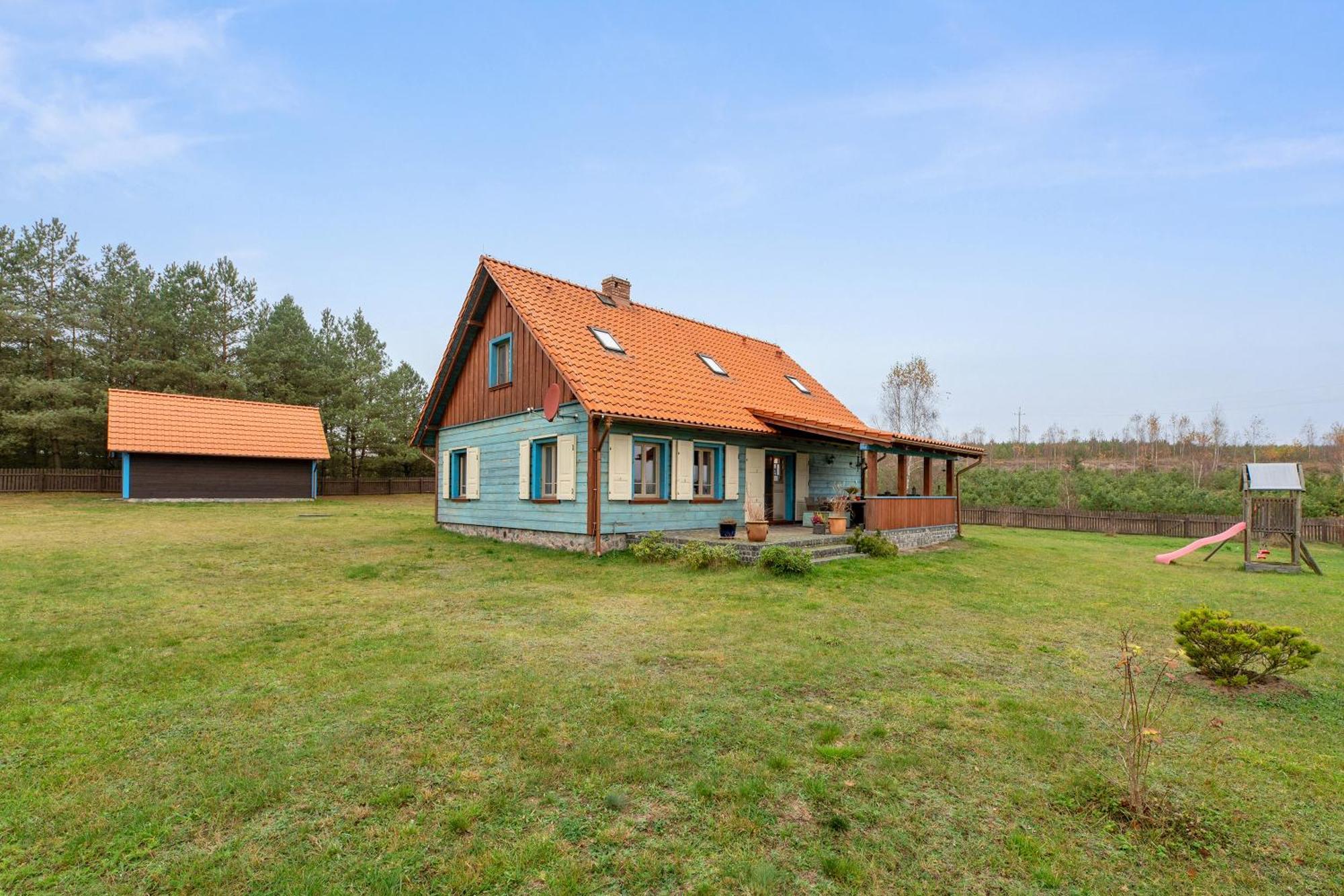 Lesny Dworek Sominy - Dom Z Sauna I Kominkiem Екстер'єр фото